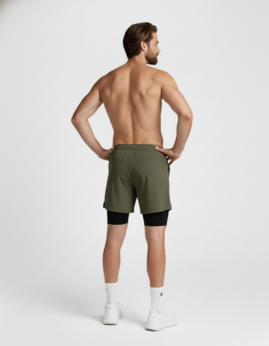 RITUAL 2 in 1 RUNNING SHORTS