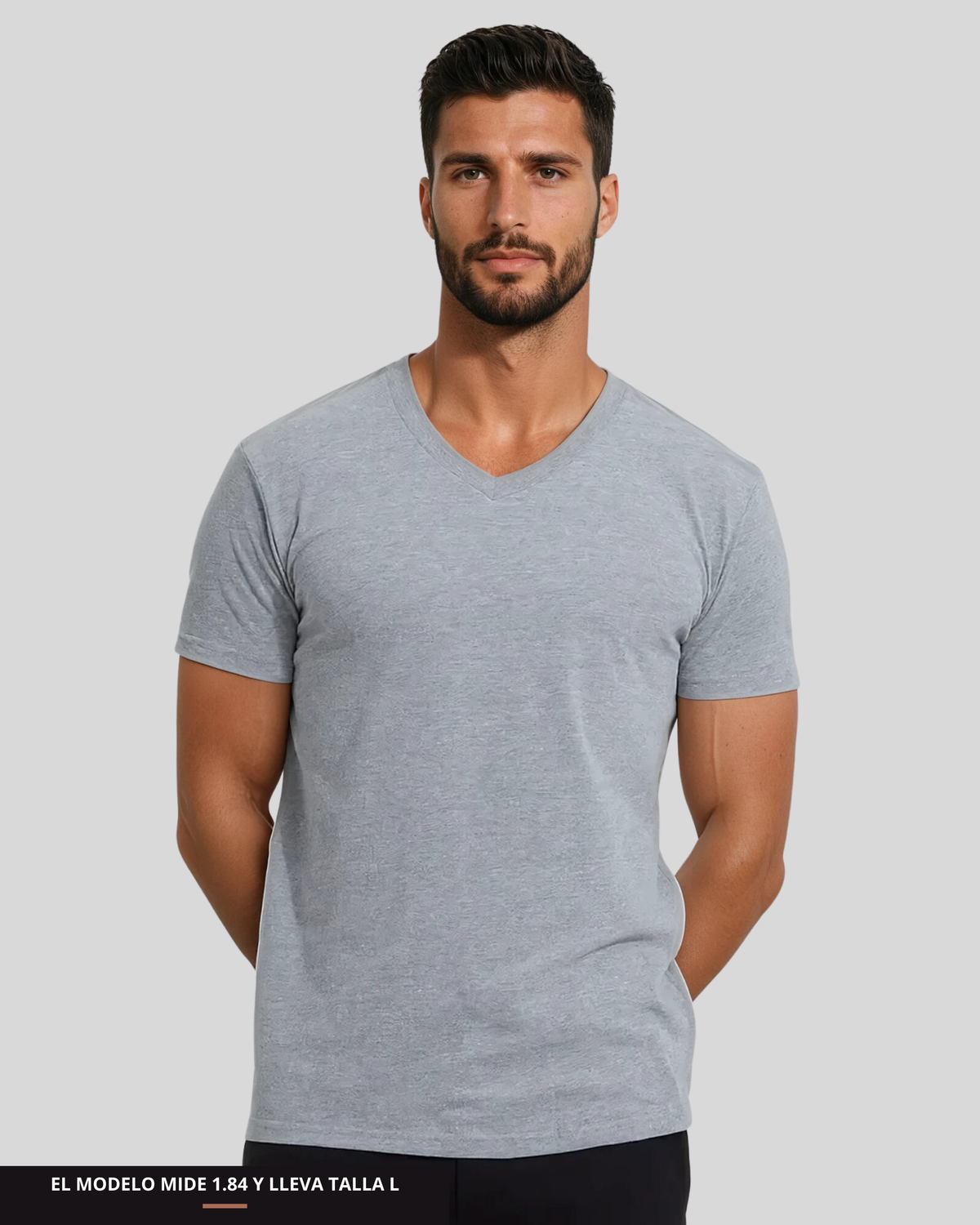 Paquete 3 Camisetas Cuello V