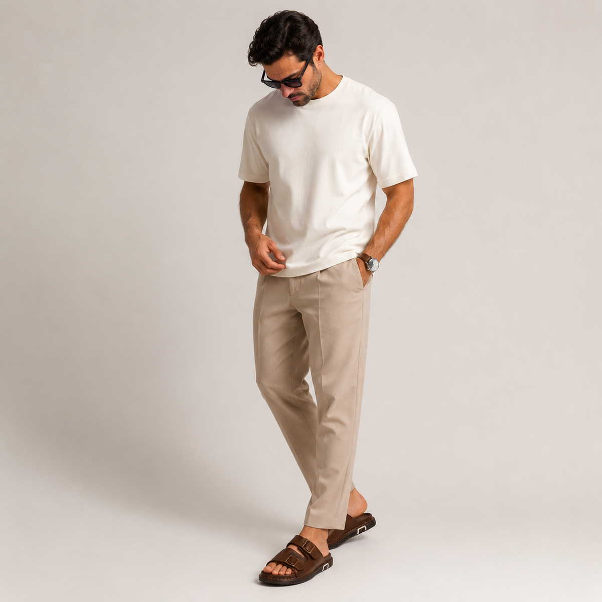 Men's Casual Buckle Sandals