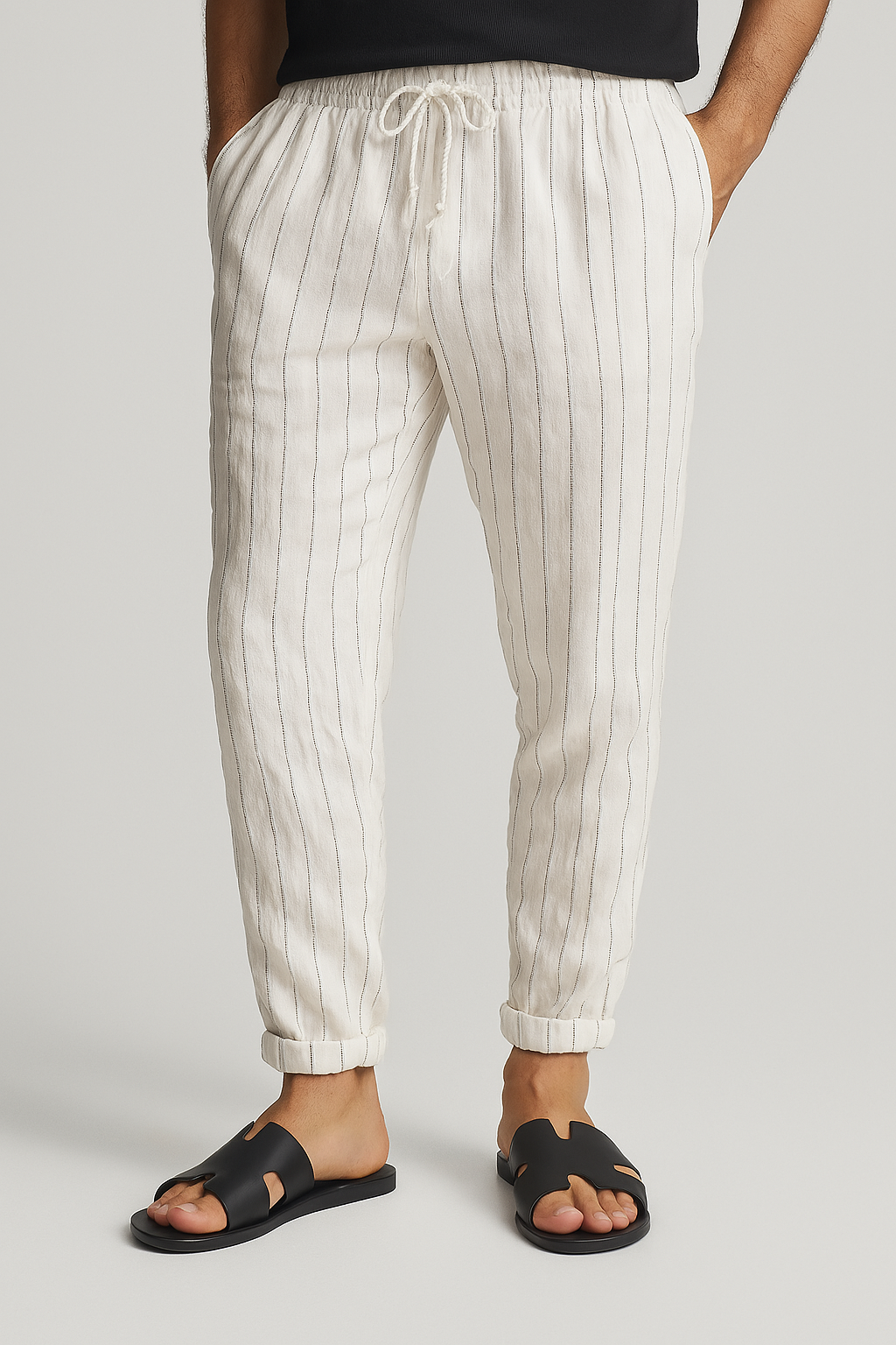 Frankfurt Linen Trousers - Tailored Menswear