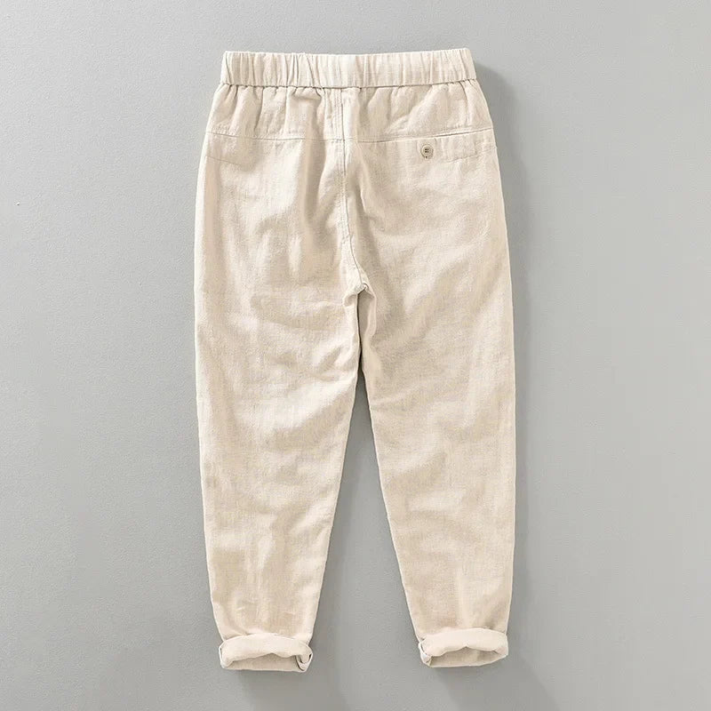 Glasgow Linen Trousers - Tailored Menswear