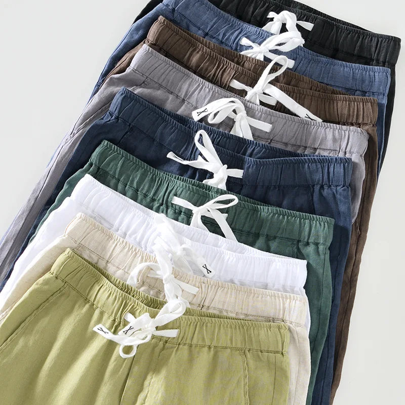 Geneva Linen Trousers - Tailored Menswear