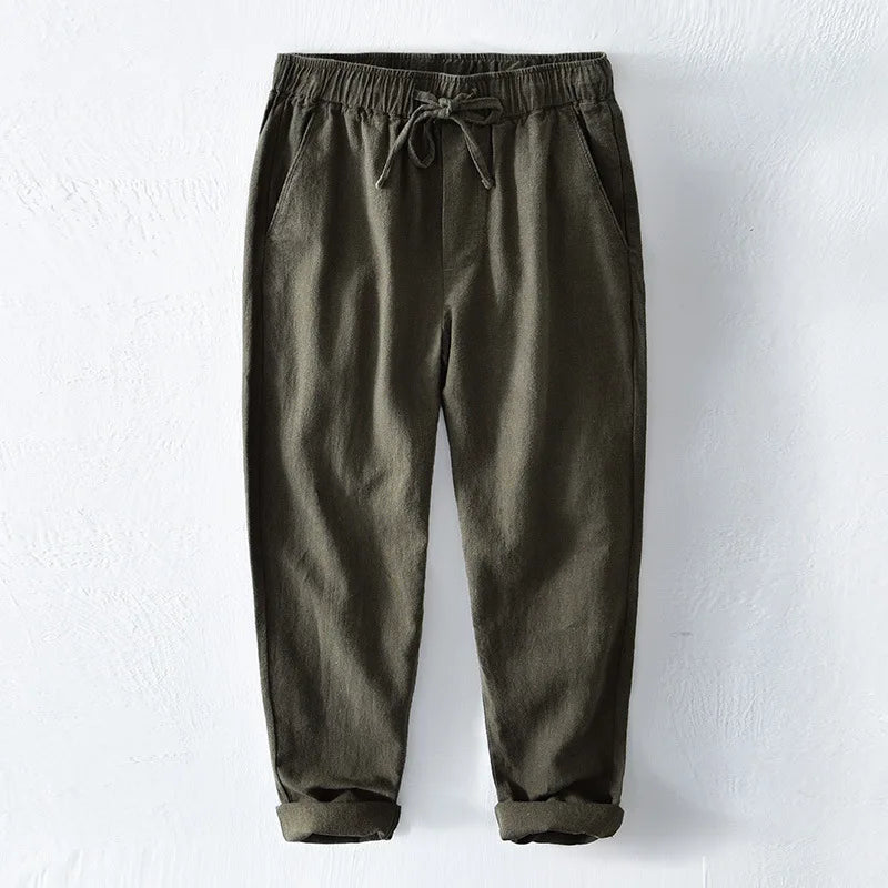 Edinburgh Linen Trousers - Tailored Menswear