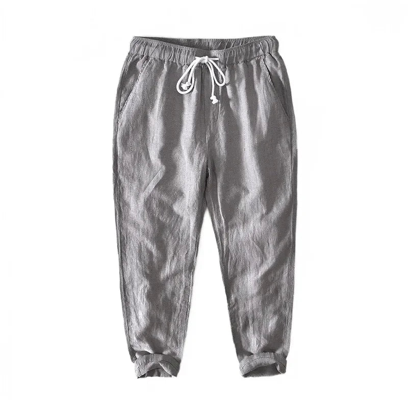Frankfurt Linen Trousers - Tailored Menswear
