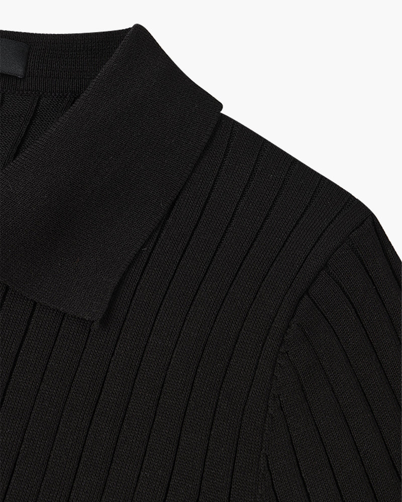 Knitted Polo Shirt - South Korea Gimcheon