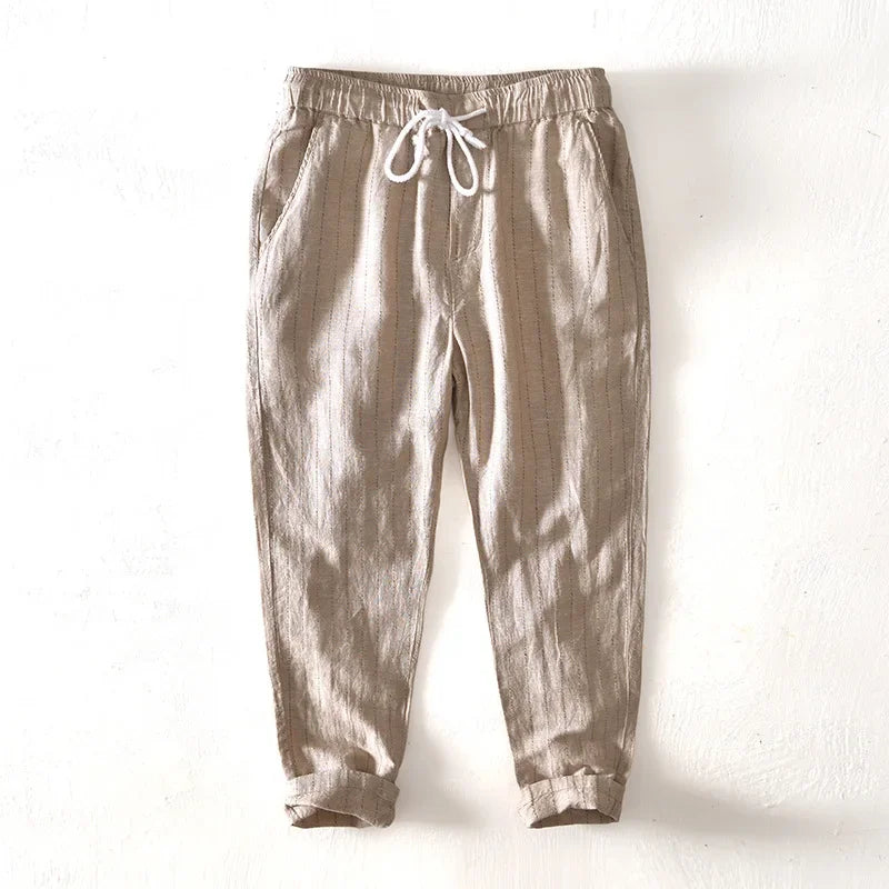 Frankfurt Linen Trousers - Tailored Menswear