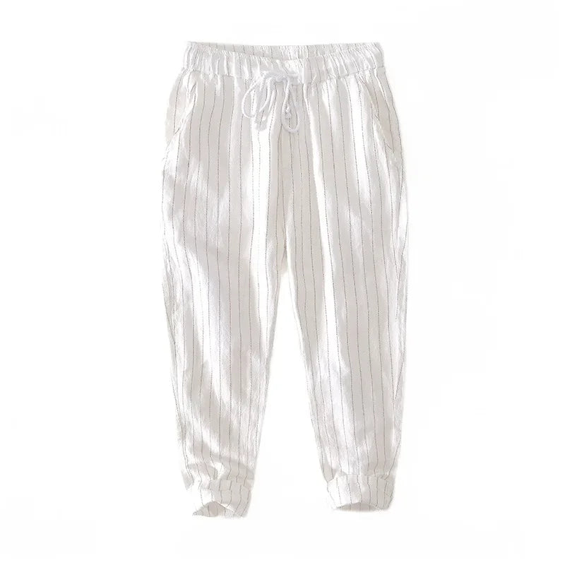 Frankfurt Linen Trousers - Tailored Menswear