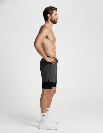 RITUAL 2 in 1 RUNNING SHORTS