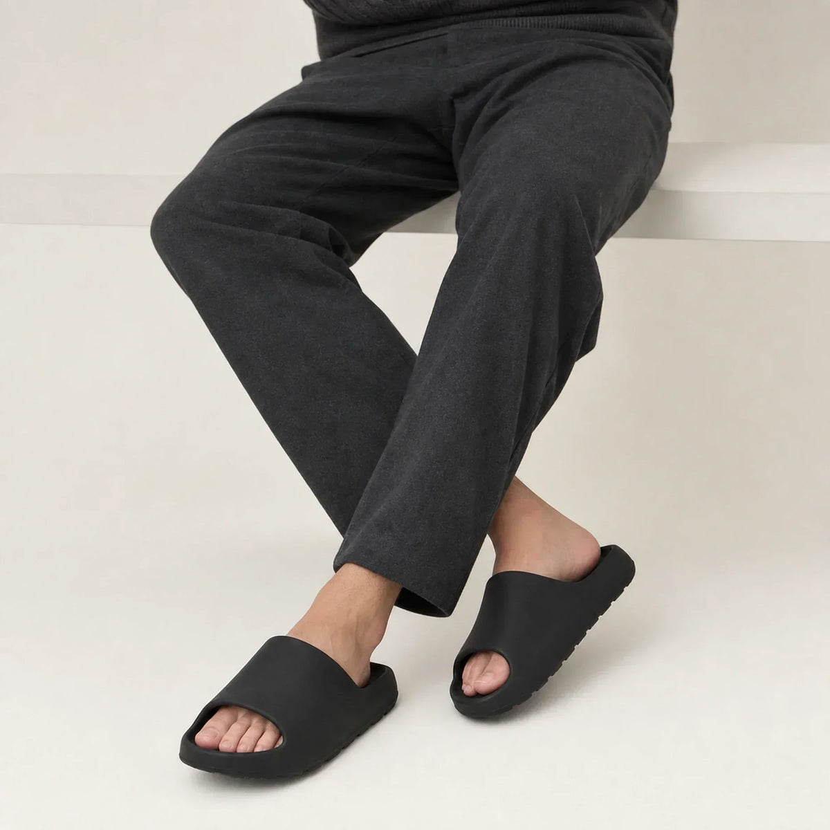 Men's EVA Platform Slide Slippers – 3.5 cm Sole