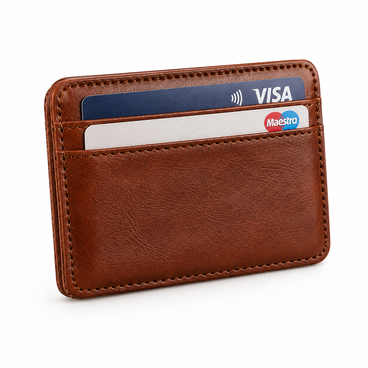 Men's Synthetic Leather Money Clip Wallet