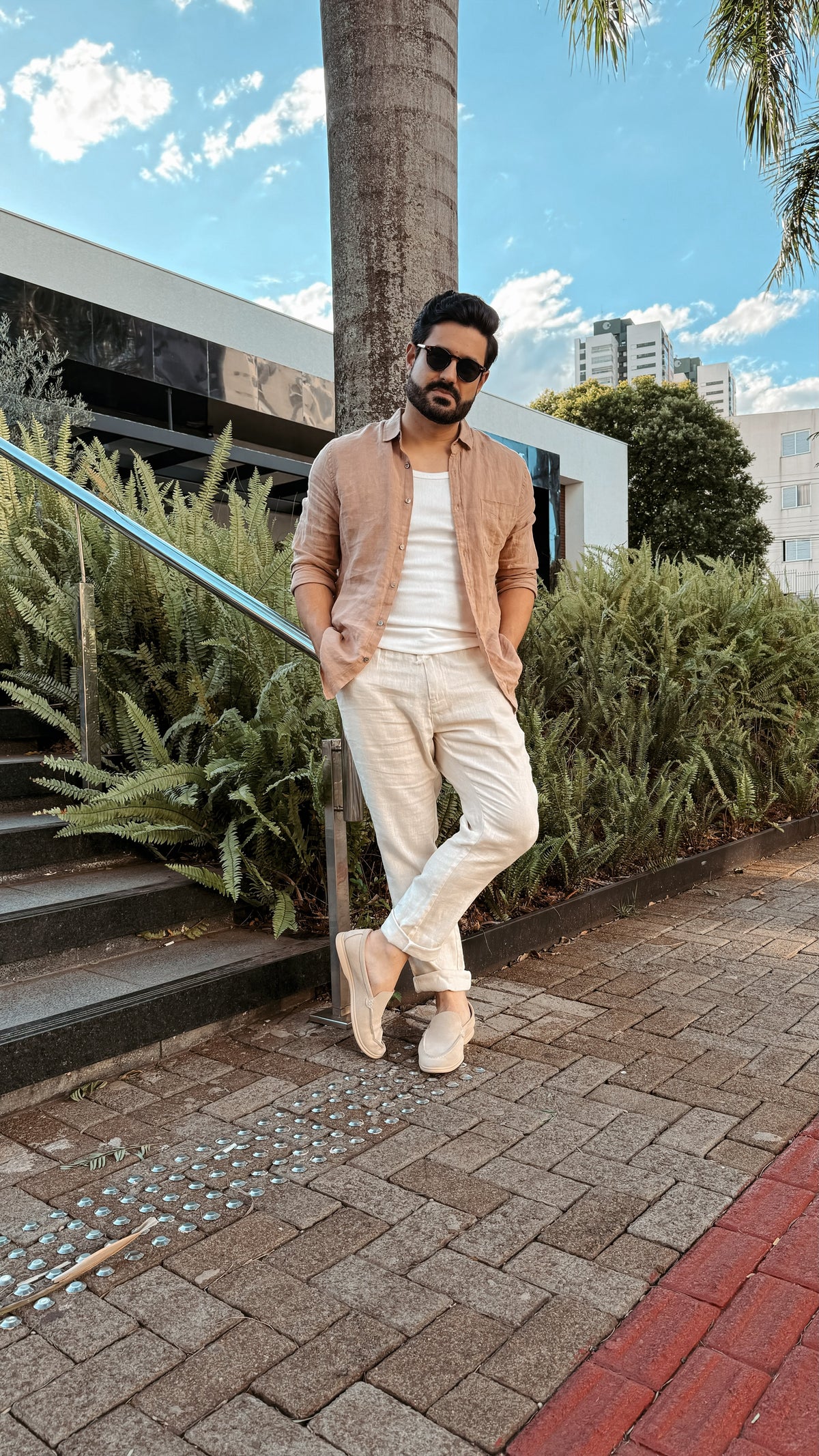 Genoa Linen Trousers - Tailored Menswear