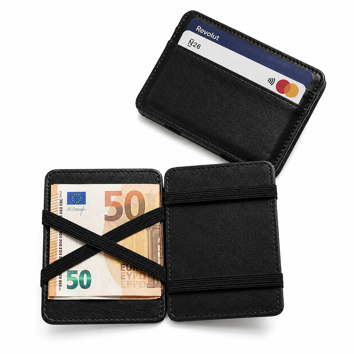 Men's Synthetic Leather Money Clip Wallet