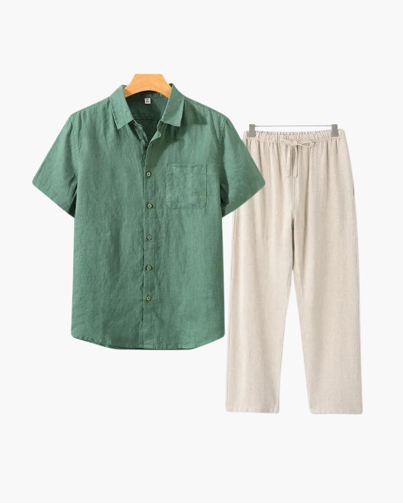 Singapore Linen Set - Resort Menswear