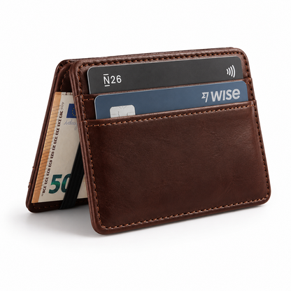 Men's Synthetic Leather Money Clip Wallet