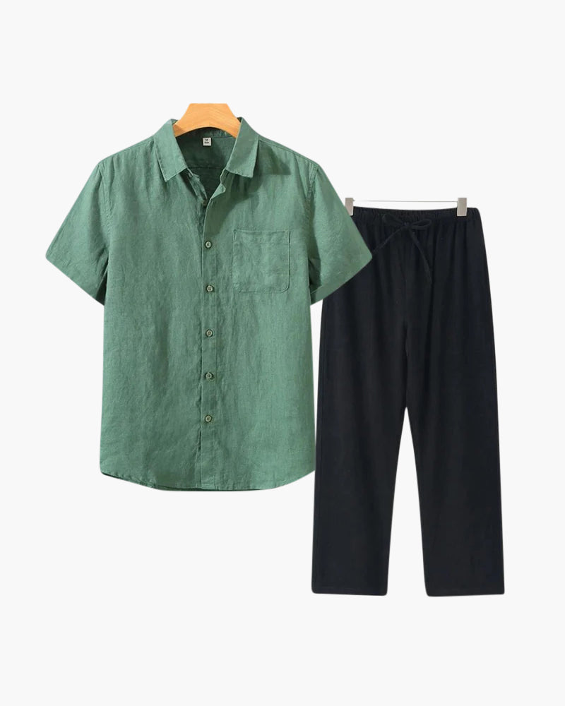 Singapore Linen Set - Resort Menswear