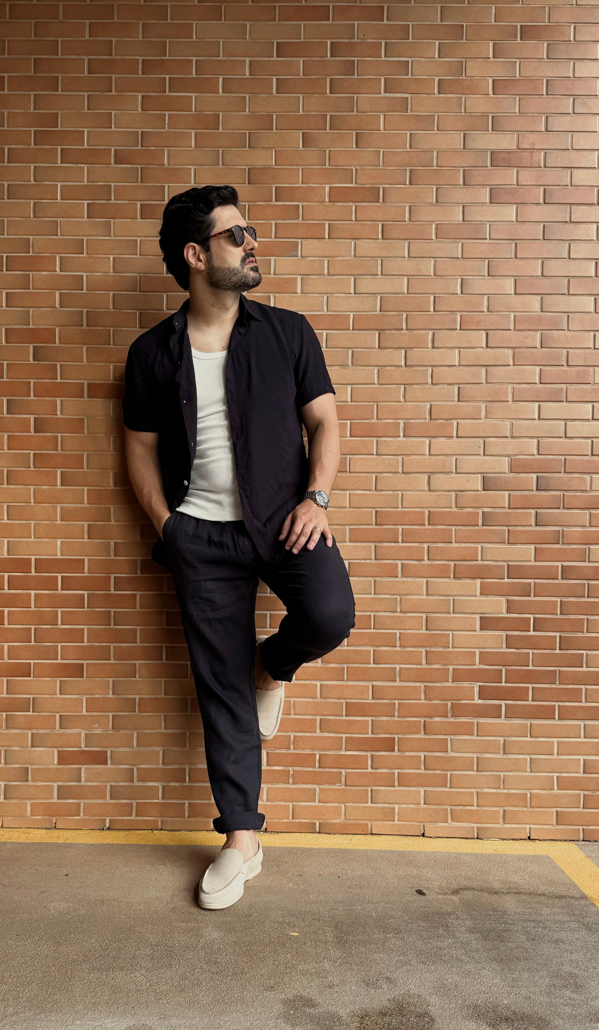 Genoa Linen Trousers - Tailored Menswear