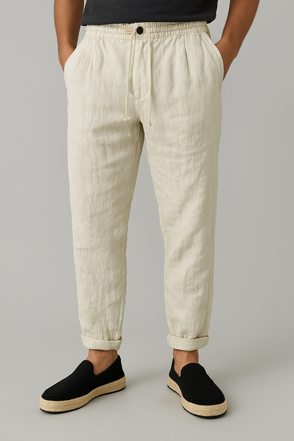 Florence Linen Trousers - Tailored Menswear