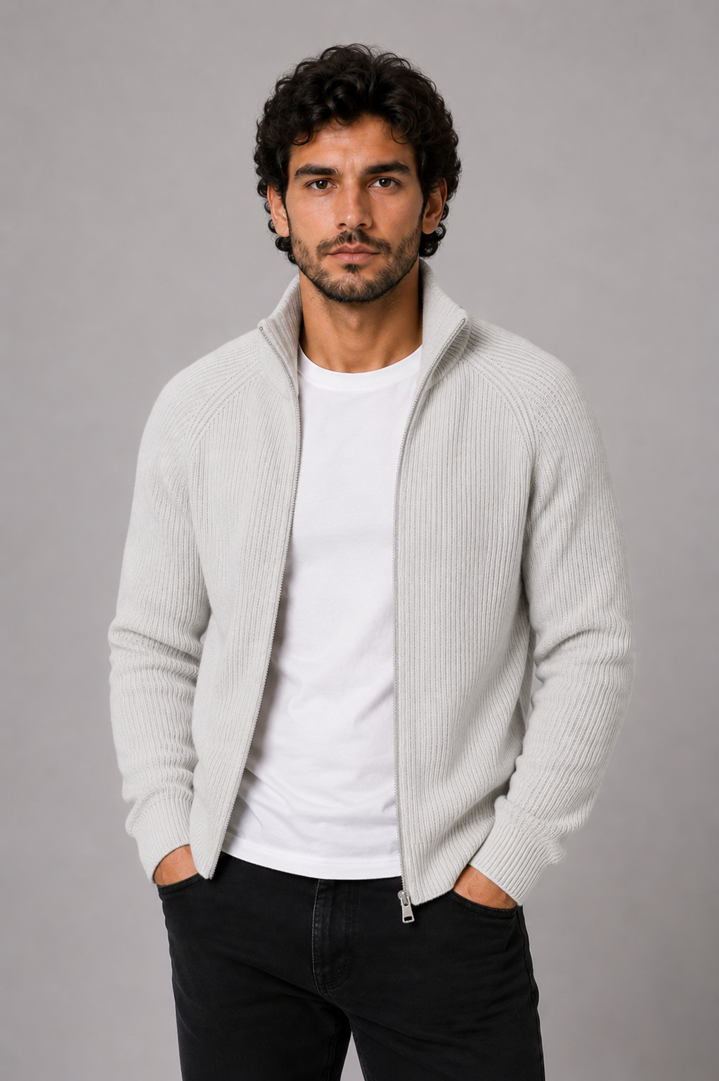 Cork Cardigan - Refined Knitwear
