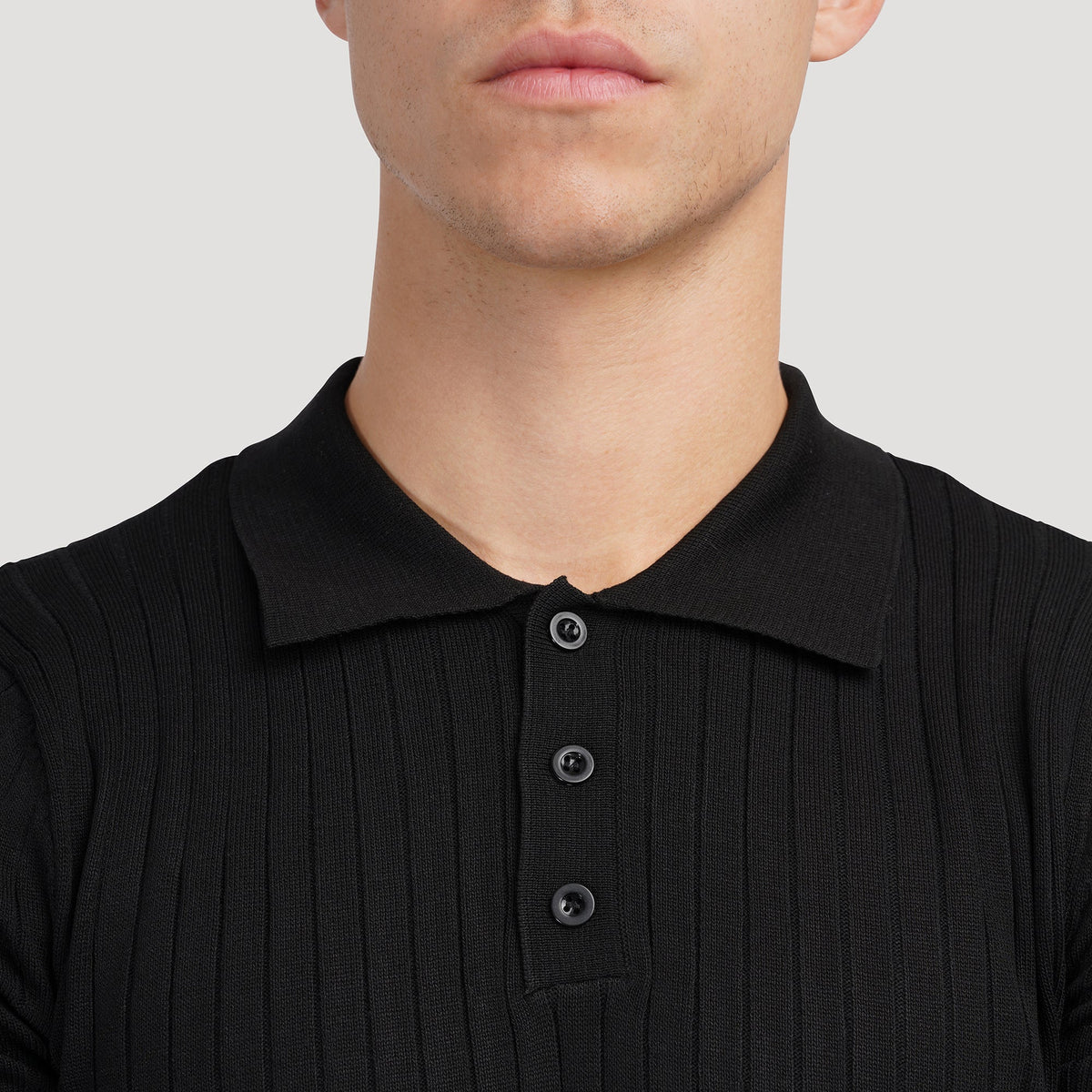 Knitted Polo Shirt - South Korea Gimcheon