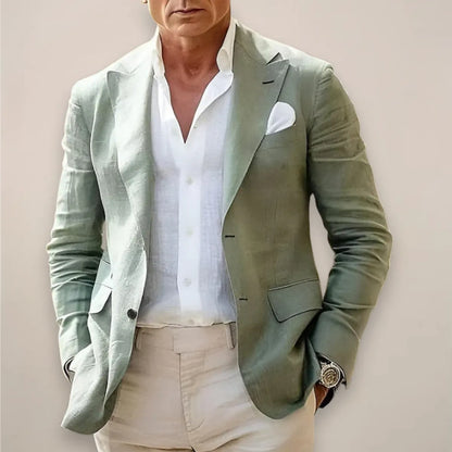 Amalfi Linen Blazer - Tailored Menswear