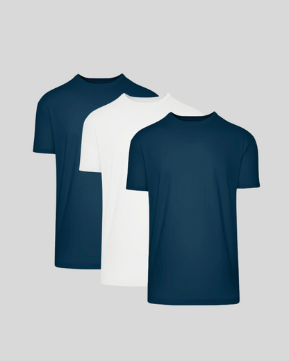Paquete Azul de 3 camisetas