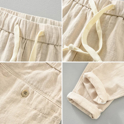Glasgow Linen Trousers - Tailored Menswear