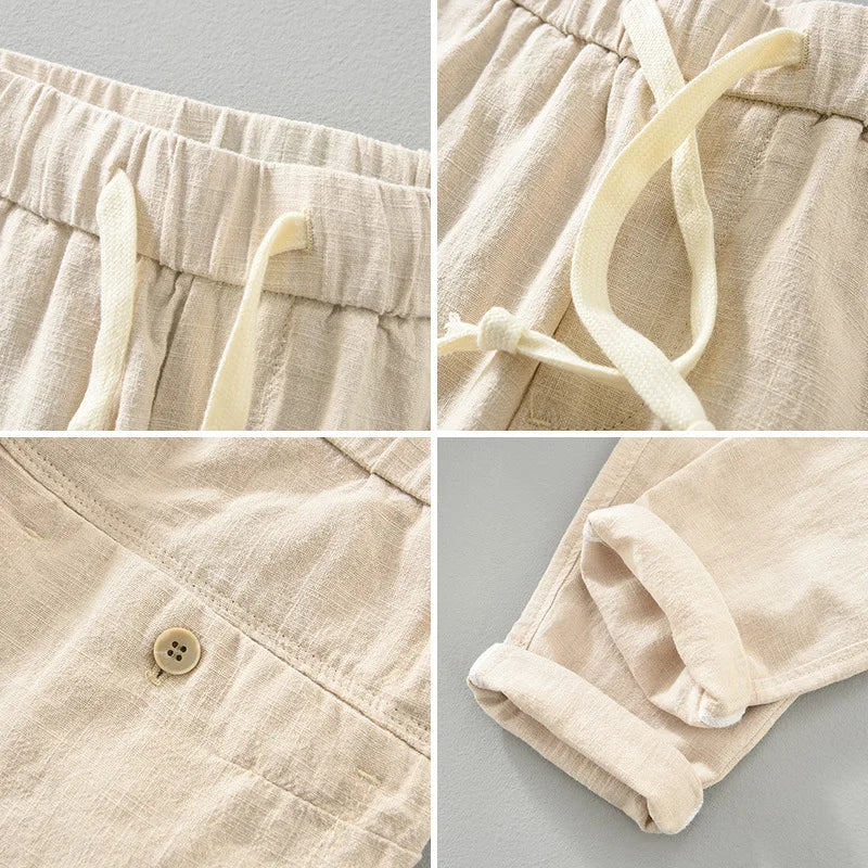 Glasgow Linen Trousers - Tailored Menswear