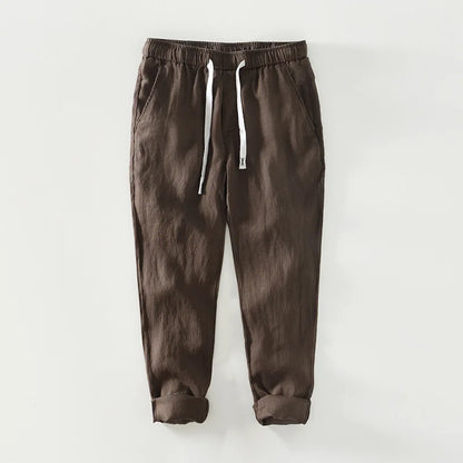 Geneva Linen Trousers - Tailored Menswear