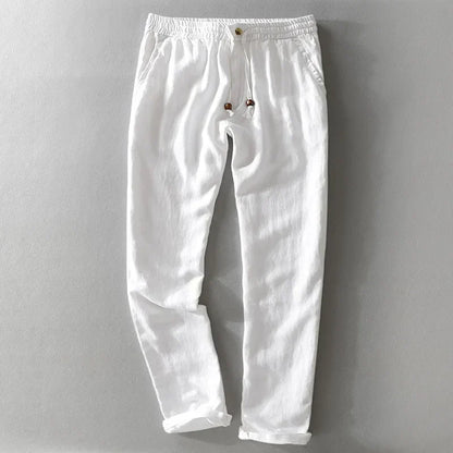 Genoa Linen Trousers - Tailored Menswear