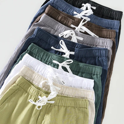Geneva Linen Trousers - Tailored Menswear