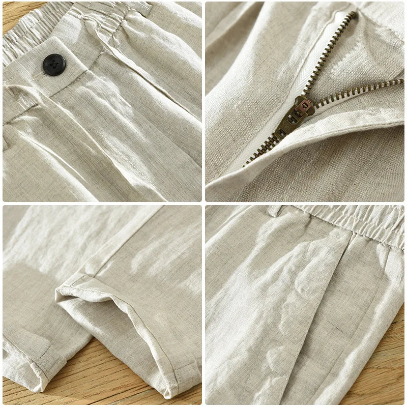 Florence Linen Trousers - Tailored Menswear