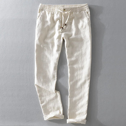 Genoa Linen Trousers - Tailored Menswear