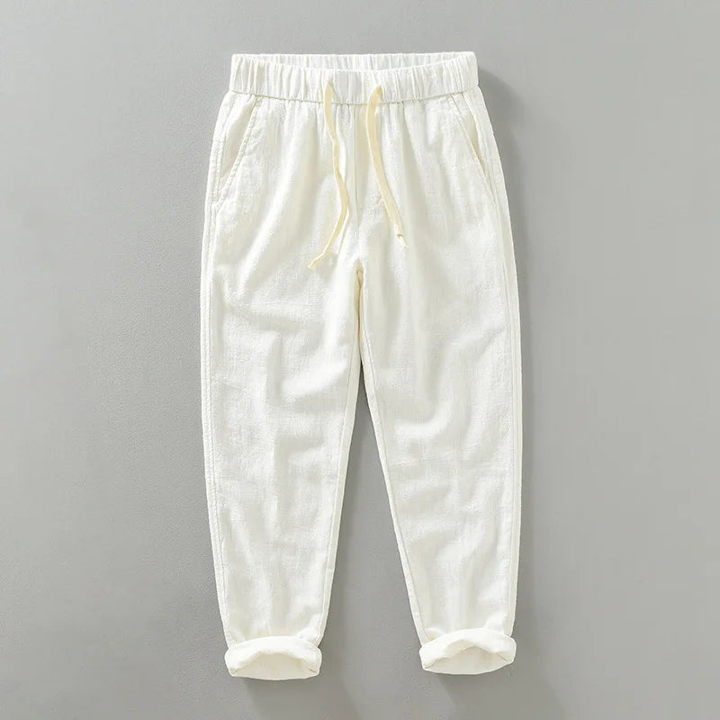 Glasgow Linen Trousers - Tailored Menswear