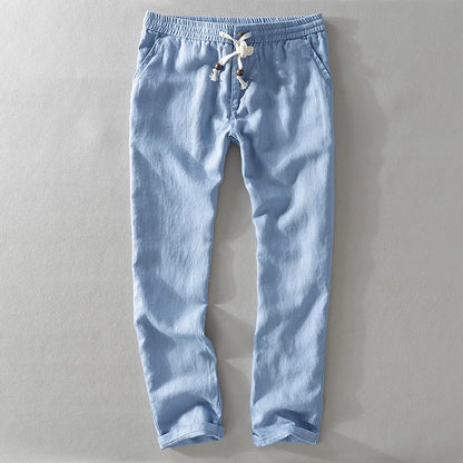 Genoa Linen Trousers - Tailored Menswear