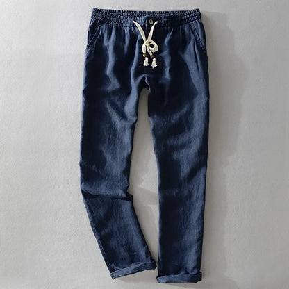 Genoa Linen Trousers - Tailored Menswear