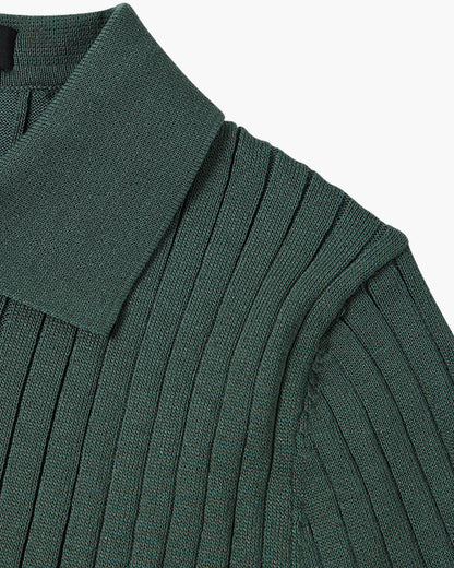 Knitted Polo Shirt - South Korea Gimcheon