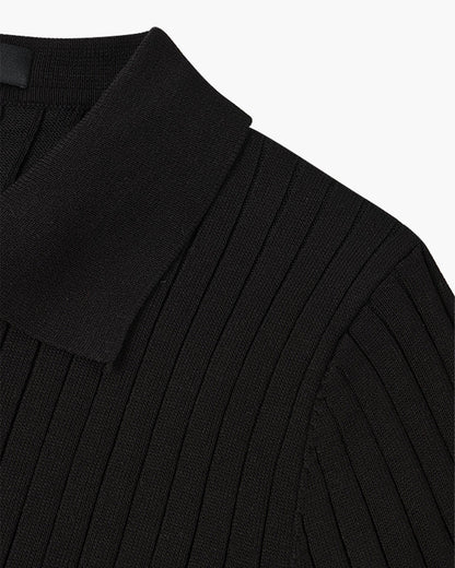 Knitted Polo Shirt - South Korea Gimcheon