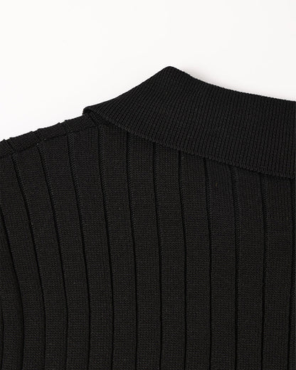 Knitted Polo Shirt - South Korea Gimcheon