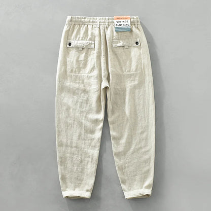 Florence Linen Trousers - Tailored Menswear