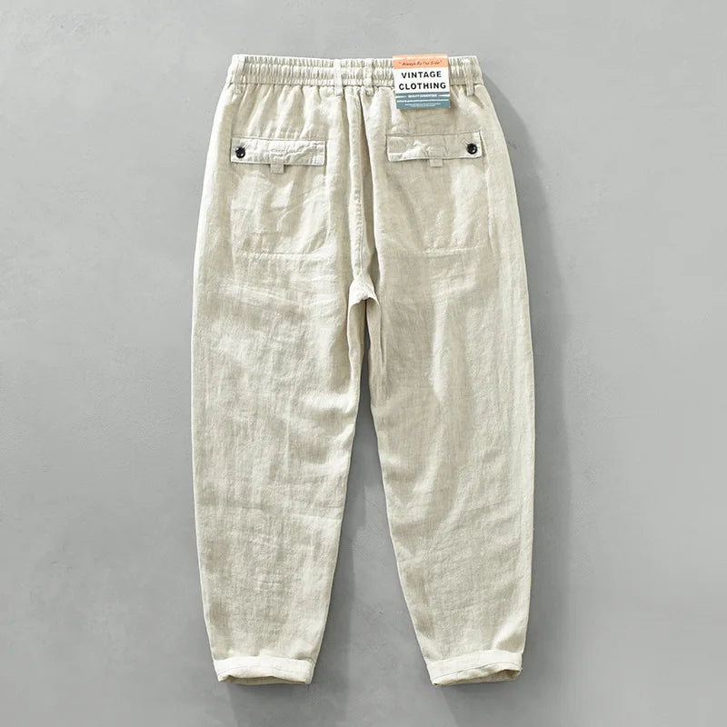 Florence Linen Trousers - Tailored Menswear