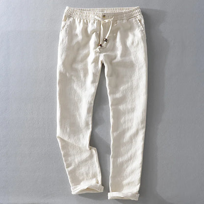 Genoa Linen Trousers - Tailored Menswear