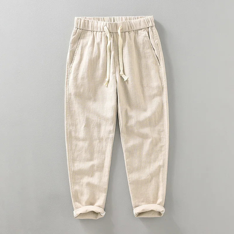 Glasgow Linen Trousers - Tailored Menswear