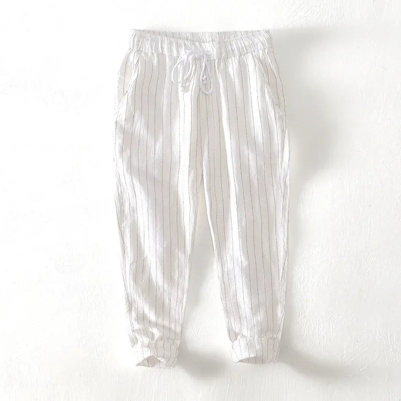 Frankfurt Linen Trousers - Tailored Menswear