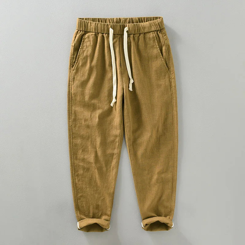 Glasgow Linen Trousers - Tailored Menswear