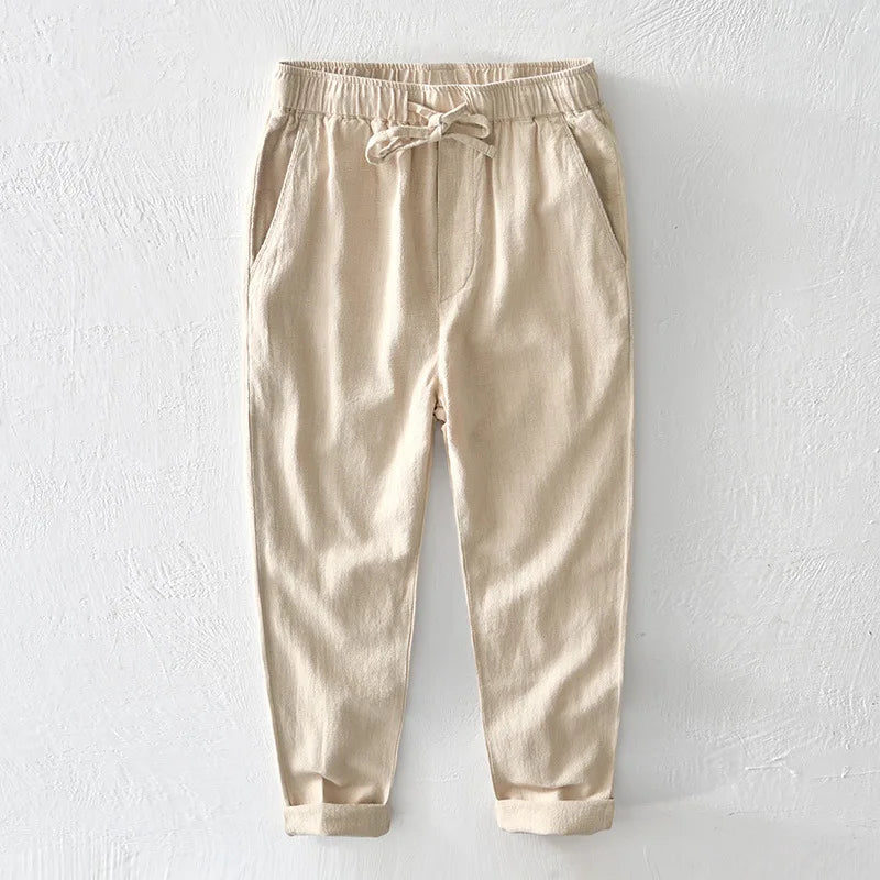 Edinburgh Linen Trousers - Tailored Menswear