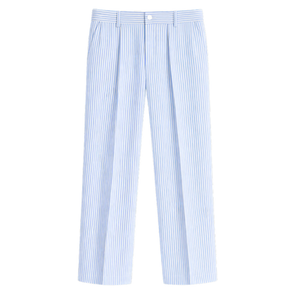 Monaco Linen Trousers - Tailored Menswear