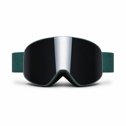 ARTIKA Teal Mirrored UV400 Anti-Fog Ski Goggles