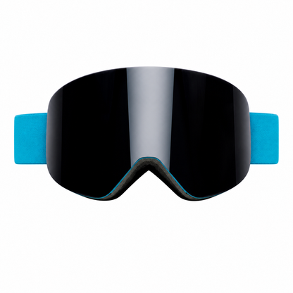 ARTIKA Cyan Mirrored UV400 Anti-Fog Ski Goggles