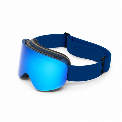 ARTIKA Marine Blue Mirrored UV400 Anti-Fog Ski Goggles