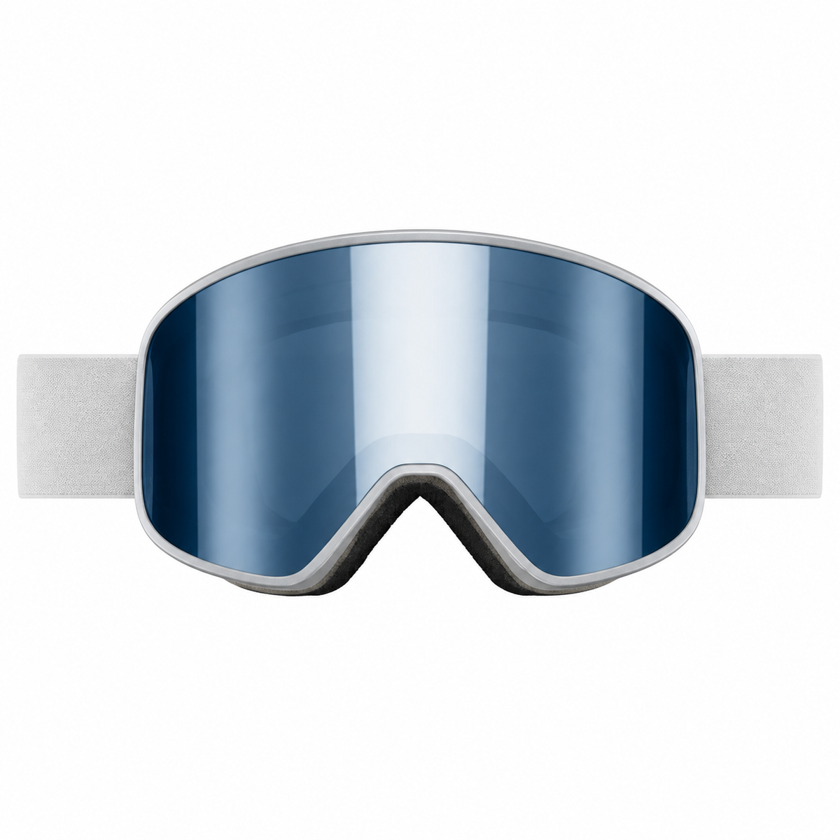 ARTIKA Silver Mirrored UV400 Anti-Fog Ski Goggles